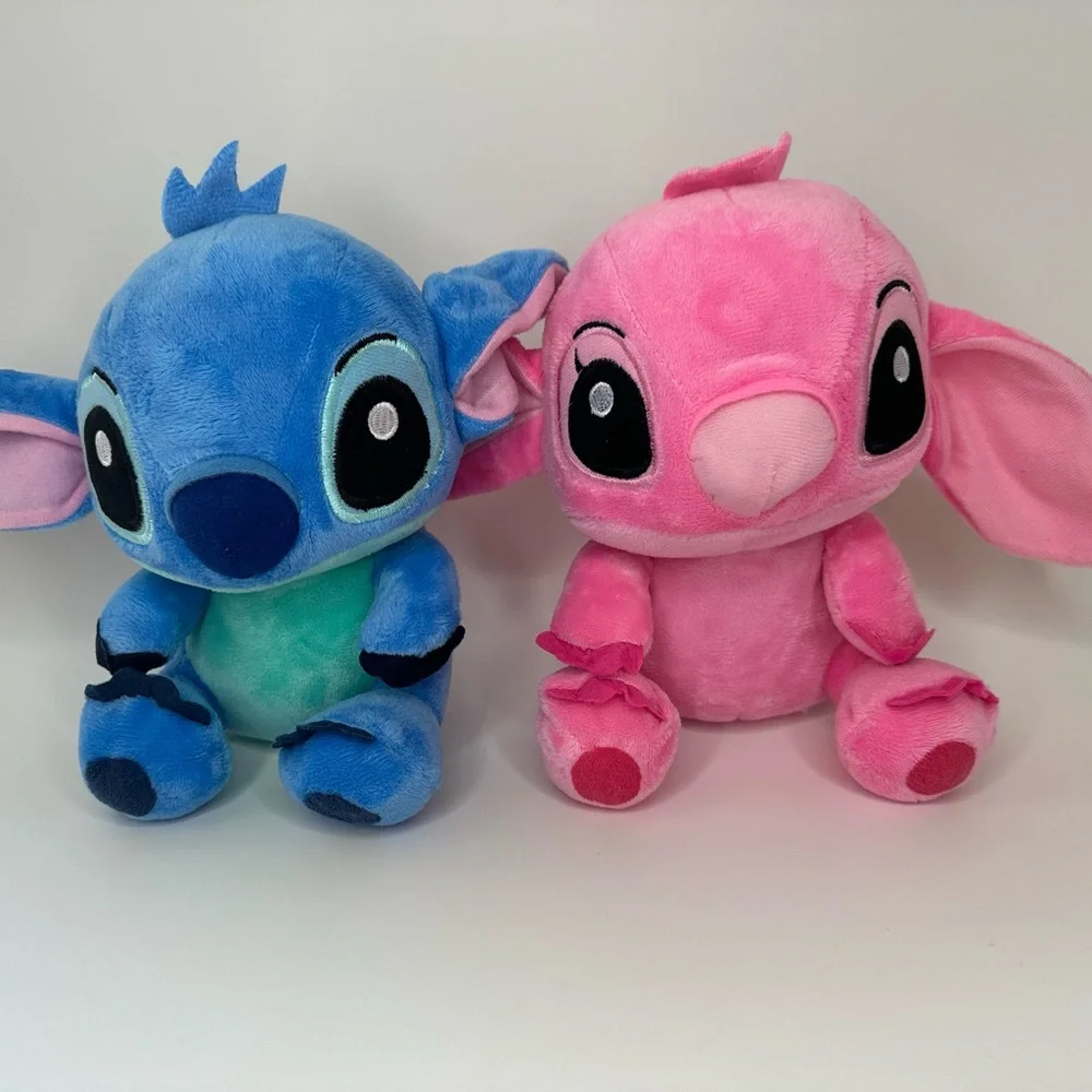 Stitch and Angel plushies (Pair of 2 plushies) - Picture 1 of 7